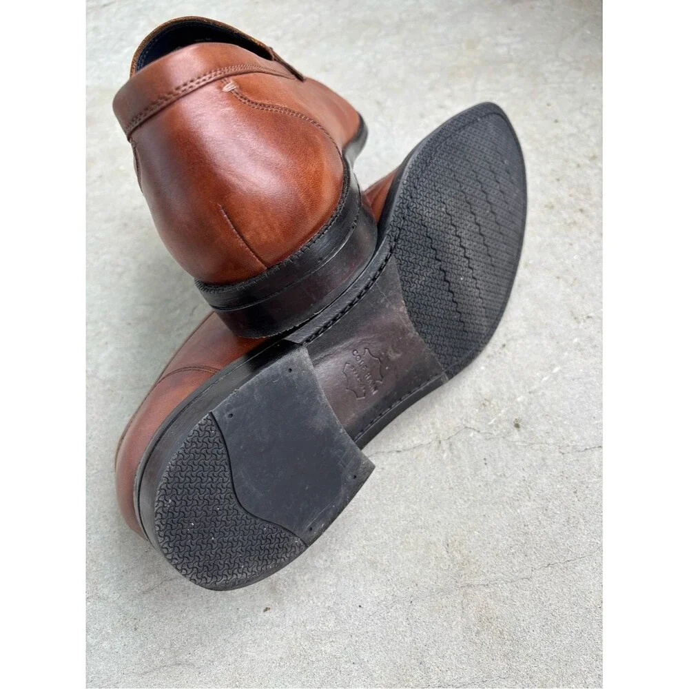 Cole Haan Warner Grand Bit Loafers Mens Brown Leather Dress Shoes Slip On 10.5